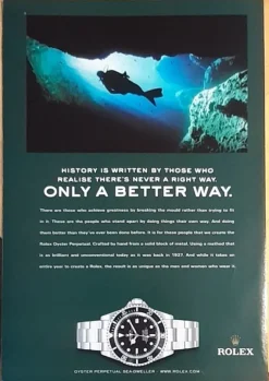 Tradera Rolex Sea-Dweller USA tidnings annons från 2003^ Övrigt Klockrelaterat