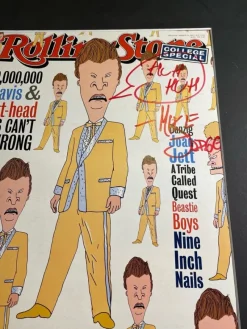 Tradera Rolling Stone Magazine Signerad - Beavis & Butthead’s skapare Mike Judge^ Autografer