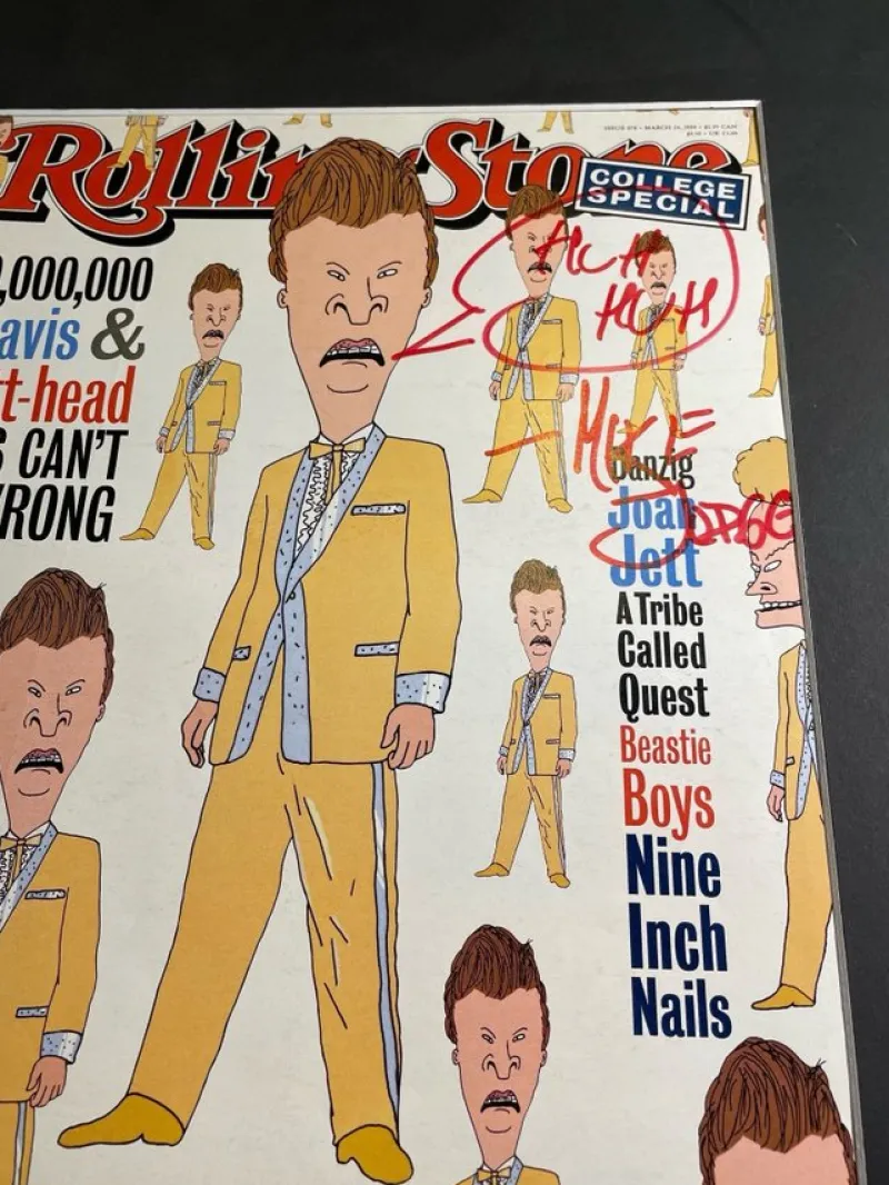 Tradera Rolling Stone Magazine Signerad - Beavis & Butthead’s skapare Mike Judge^ Autografer