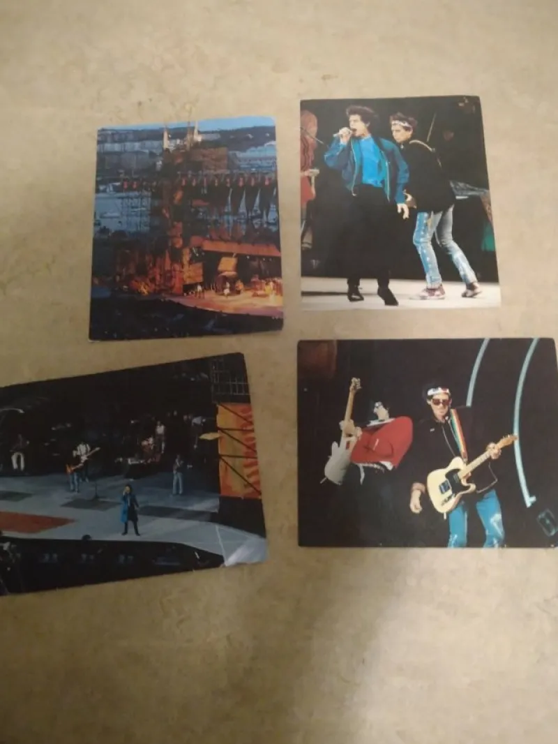 Tradera Samlarbilder<Rolling Stones foton från Ullevi 90 tal