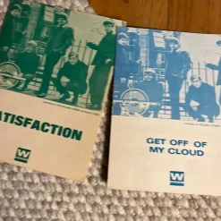 Tradera ROLLING STONES Två notblad SATISFACTION GET OFF MY CLOUD Retro Nostalgi> Noter & Nothäften