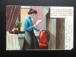 Tradera Allmänna Motiv<Romantik - Äldre skrivet vykort