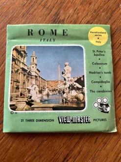 Tradera Rome, View-Master stereobilder^ Miniatyroptica