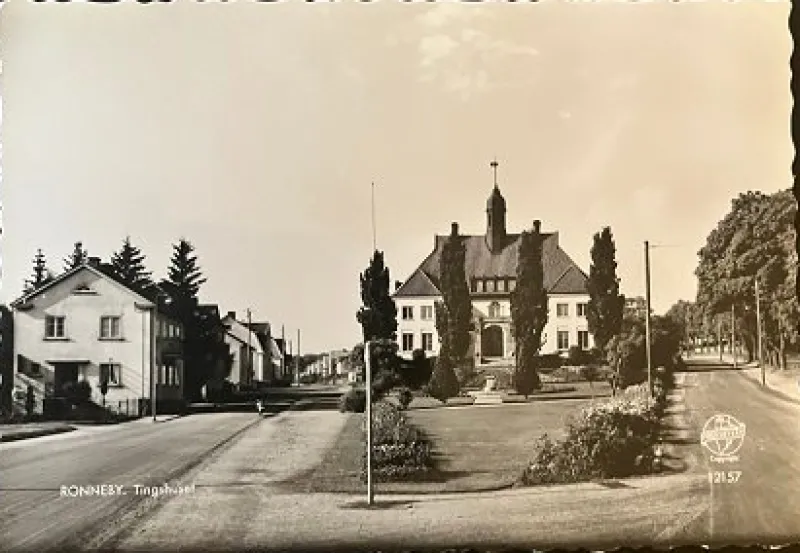 Tradera Svenska Landskap<Ronneby Tingshuset - Förlag Pressbyrån 12157