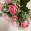 Tradera Konstgjorda Växter<Rosa konstgjorda blommor