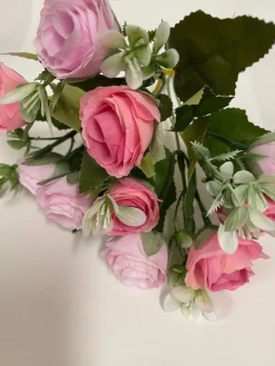 Tradera Konstgjorda Växter<Rosa konstgjorda blommor