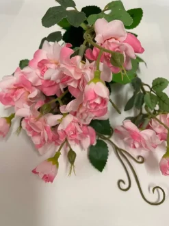 Tradera Konstgjorda Växter<Rosa konstgjorda blommor