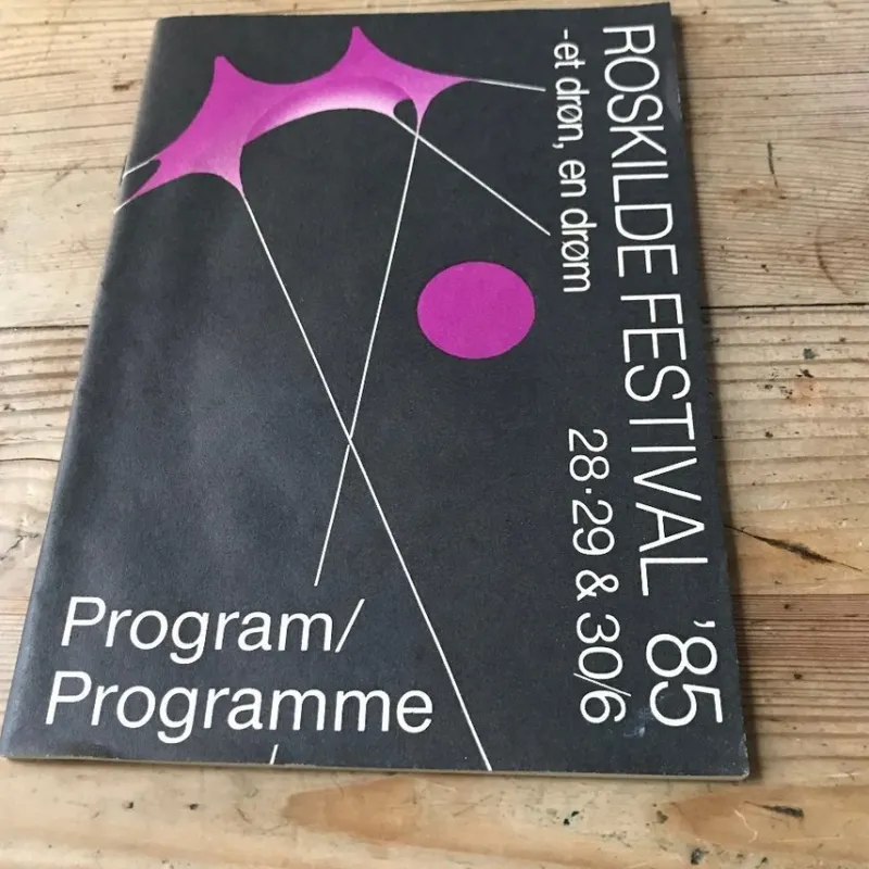 Tradera Musikmemorabilia<Roskilde Program 1985