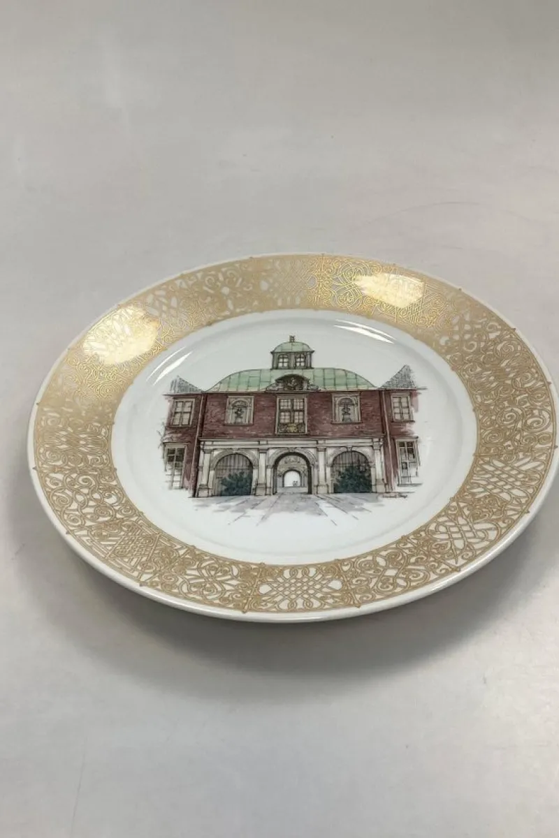 Tradera Royal Copenhagen Platte Københavnske Prospekter Charlottenborg No 12> Övrig Antik & Design