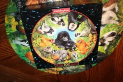 Tradera Runt pussel 500 bitar med 10 sorters apor - Waddingtons^ Pussel