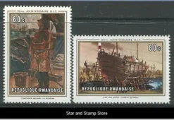 Tradera Rwanda | Mi 361-362 | Postfriskt^ Afrika