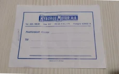 Tradera Fraktsedlar & Fakturor<Ryborgs Motor Falun postförskottsavi