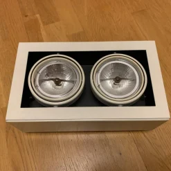 Tradera Rydéns lampa 198040 modell 8446 i metall spot taklampa vägglampa^ Lampor