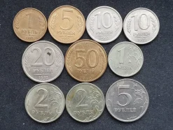 Tradera Ryssland 4 olika mynt^ Utländska Mynt