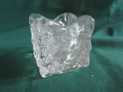 Tradera SÅ FIN ÄLDRE LJUSLYKTA HITTAR INTE FRÅN VILKET GLASBRUK> Glas