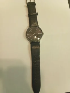 Tradera SAAB armbandsur med svart Läderarmband Gripen Saab^ Flyg