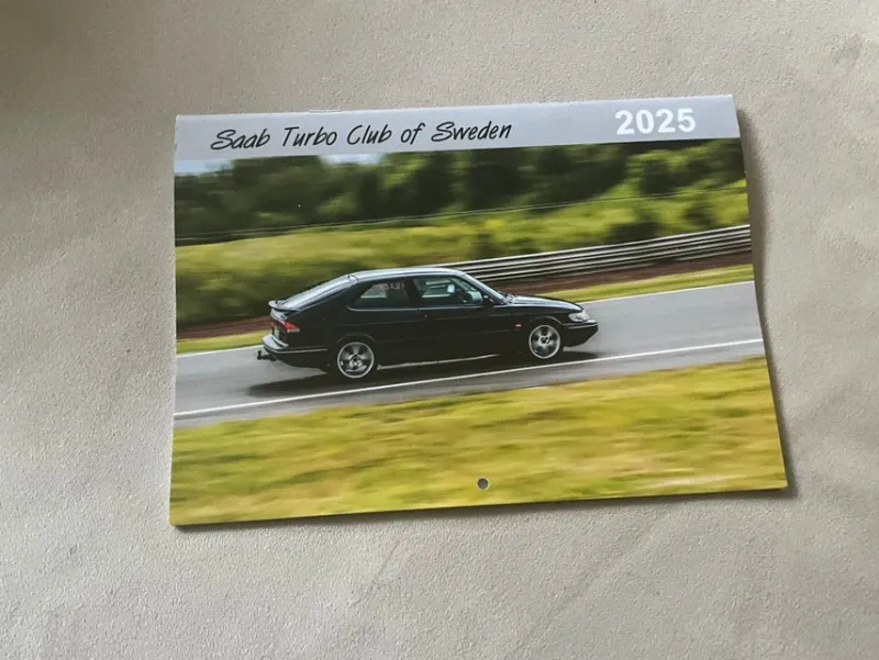 Tradera Saab Turbo Club of Sweden Kalender 2025> Almanackor & Kalendrar