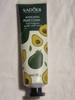 Tradera Manikyr, Hand- & Fotvård<Sadoer handkräm 30ml med avokado - plomberad