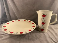 Tradera Sagaform tårt-/ kakfat och kanna> Keramik & Porslin, Svenskt