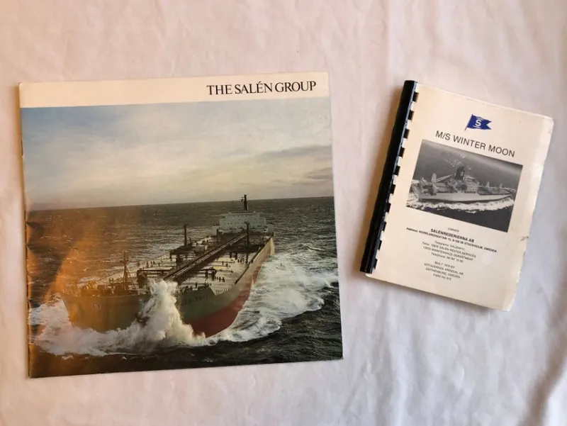Tradera Salénrederierna M/S Winter moon^ Båt- & Fartygsmemorabilia