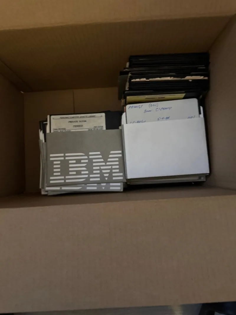 Tradera Samling av 5,25 tums PC disketter> Datorer