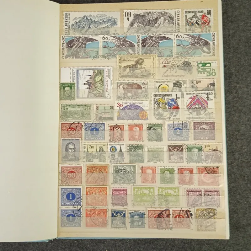 Tradera Samling frimärken, utländska mix ostämplat/stämplat^ Flera Länder