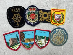 Tradera Övriga Samlarsaker<Samling tygmärken - ONU, sjöfart och Cypern