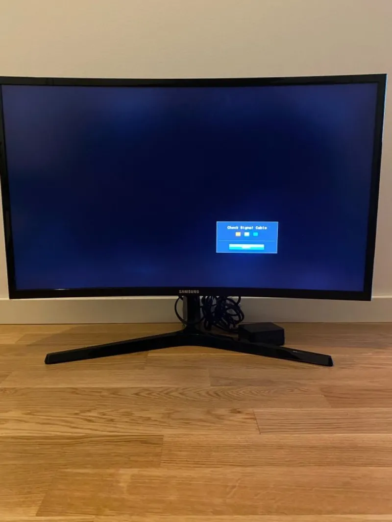 Tradera Samsung LED C27F396FHU> Bildskärmar