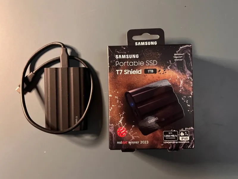 Tradera Samsung T7 Shield 1TB Portable SSD> Extern Lagring