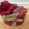 Tradera Övriga Samlarsaker<Sanderine London vintage handmade rose decorated collectable empty chocolate box