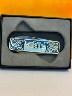 Tradera Knivar & Svärd<sandvik med fodral i original låda , Eka, Eskilstuna.