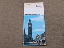 Tradera SAS CITY PORTRAIT - LONDON - BROSCHYR från 1970-talet^ Flyg