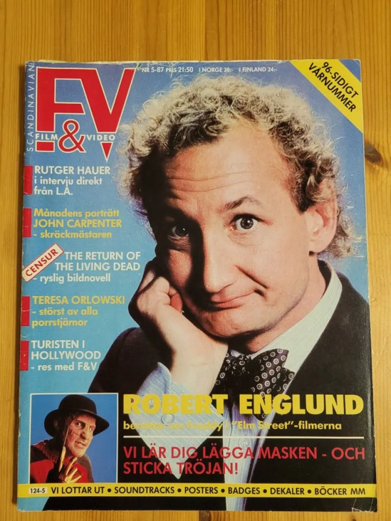 Tradera Scandinavian Film & Video nr 5/87> Tidskrifter