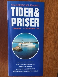 Tradera Tidtabeller<Scandinavian seaways tidtabell 1997