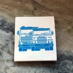 Tradera Scania Tändsticksask - Tom Ask^ Bensinia