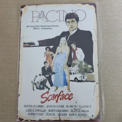 Tradera Scarface - tavla / skylt^ Filmmemorabilia