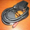 Tradera Scart kabel 2m med audio out scart hane- scart +2xRCA hona^ Dvd-, Video- & Blurayspelare