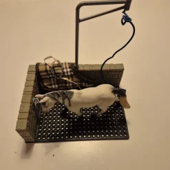 Tradera Schleich häst med spolspilta och utrustning> Barnleksaker