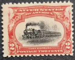 Tradera Scott 295 MHOG Lokomotiv Se besk.för förkort^ Nordamerika