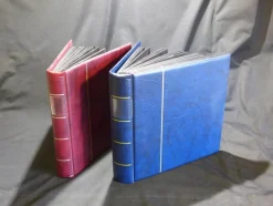 Tradera Scouting. Samling i två stycken välbesatta visiralbum med frimärken, brev, kort^ Övriga Världen