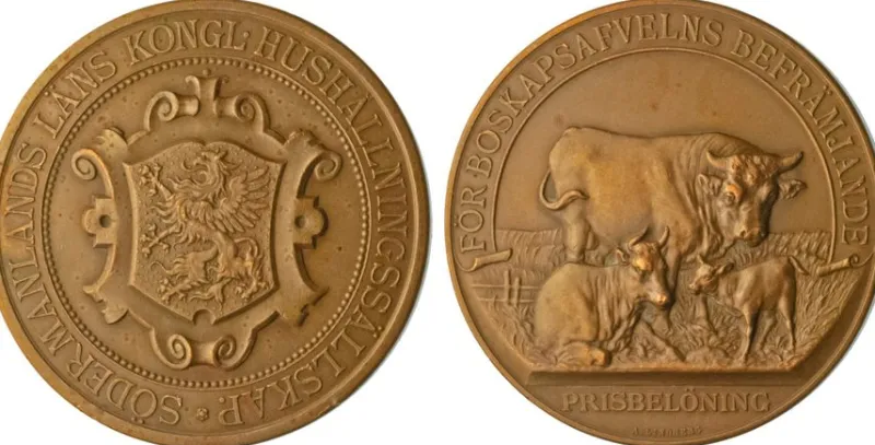 Tradera Södermanlands kgl hush. Boskap^ Övrigt Mynt & Sedlar