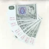 Tradera Sedel 10 kronor 1977-1989 7 styck ovikt ca 0^ Sedlar