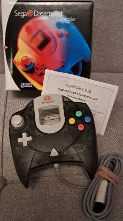 Tradera Sega<Sega Dreamcast-kontroll, komplett i box.
