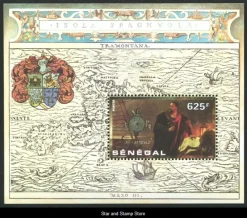 Tradera Senegal | Mi Block 71 | Postfriskt | Kv 75:-^ Afrika