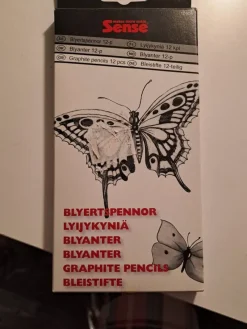 Tradera Sense blyertspennor 10 st^ Konstnärstillbehör