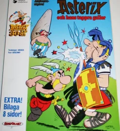Tradera Seriealbum nr 1 ASTERIX OCH HANS TAPPRA GALLER. Jubileumsutgåva Asterix 30 år> Svenska Serier