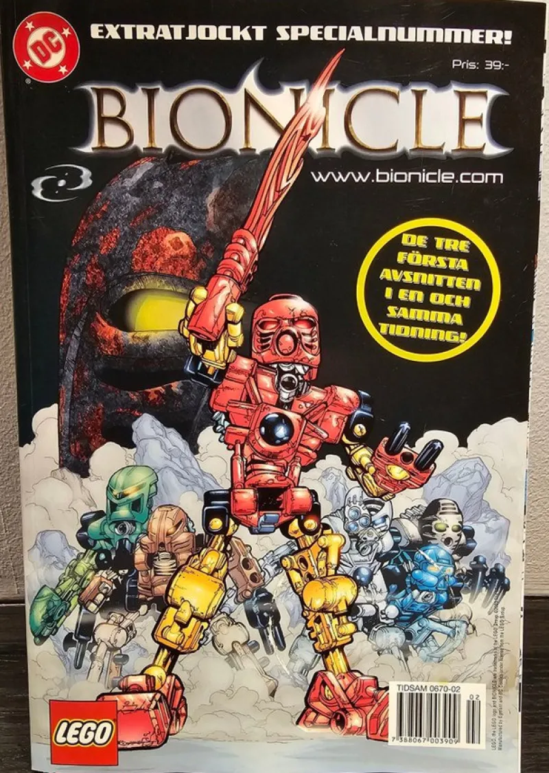 Tradera Seriemagasin Bionicle> Serier Övriga Världen