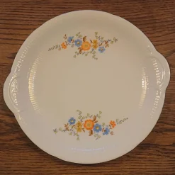 Tradera Serveringsfat med blommor> Keramik & Porslin, Svenskt