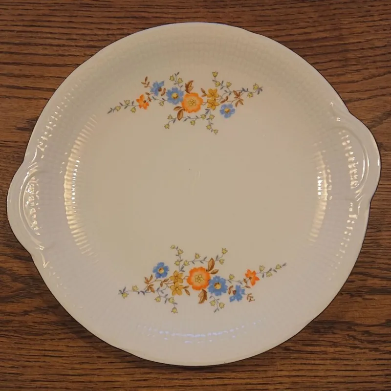 Tradera Serveringsfat med blommor> Keramik & Porslin, Svenskt