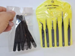Tradera SET: 6 pincetter Metall + 5 pincetter Plast (Urmakeriverktyg pincett Verktyg Ur)^ Tillbehör & Reservdelar